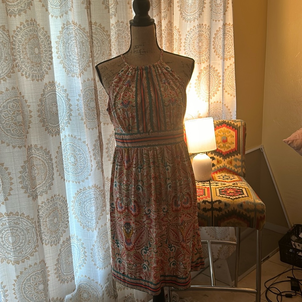 London Times…hippie. Boho. Summer. Flower child. Dress.